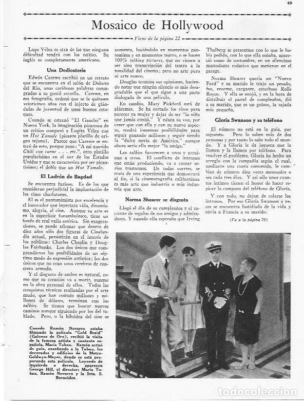Postais: LAMINA 29882: Ramon Novarro en Gold Braid - VVAA