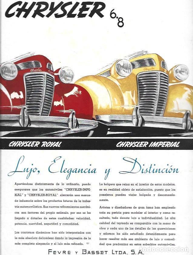 Postales: LAMINA 30100: Publicidad del coche Chrysler 6.8 - VVAA