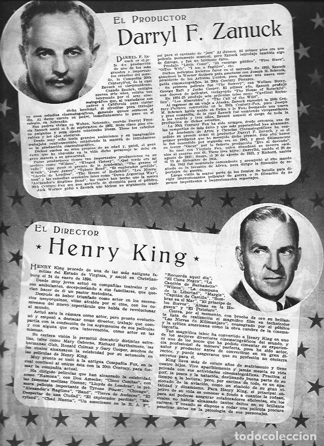 Postales: LAMINA 30460: Darryl Zanuck y Henry King - VVAA