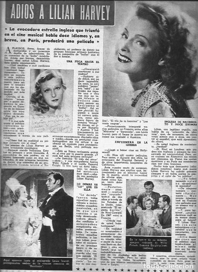 Postais: LAMINA 30452: Adios a Lilian Harvey - VVAA