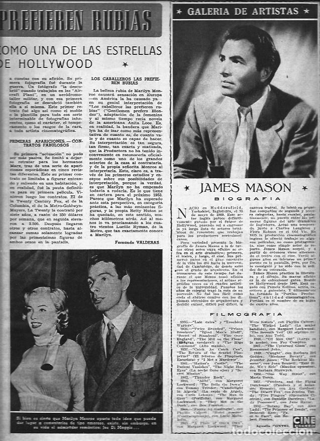 Postkarten: LAMINA 30450: Biografia de James Mason - VVAA
