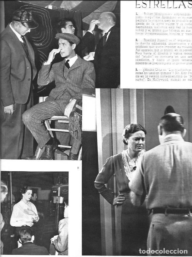 Cartoline: LAMINA 30025: Robert Montgomery, Rosalind Russell y Mecha Ortiz - VVAA