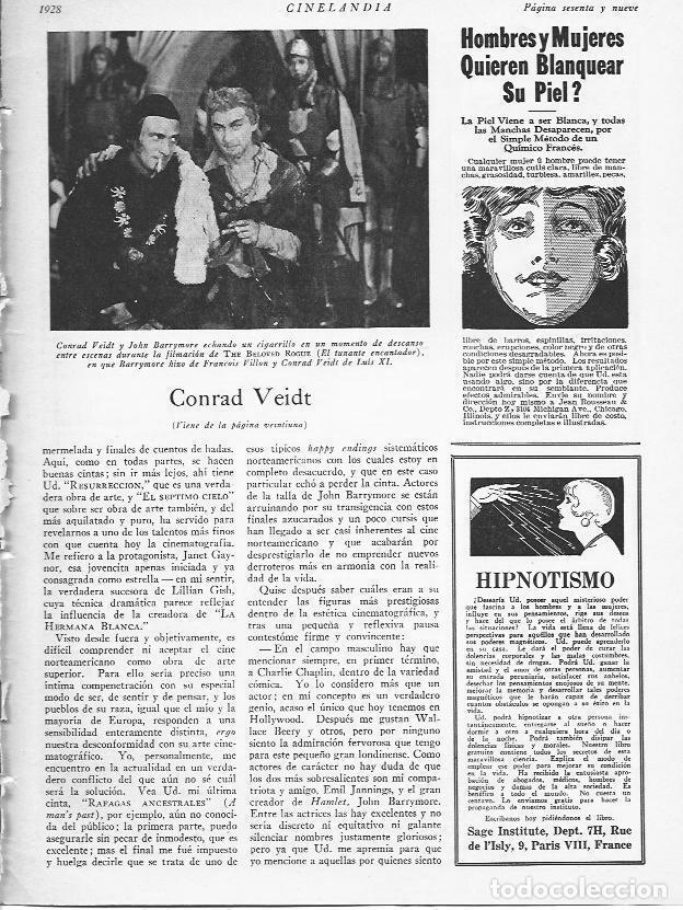 Postkarten: LAMINA 29573: Conrad Veidt y John Barrymore - VVAA