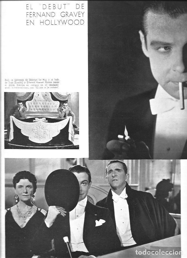 Cartes Postales: LAMINA 30040: Fernand Gravey en El rey y la corista - VVAA