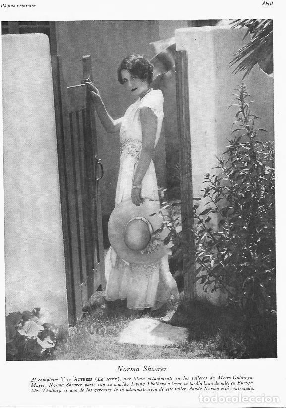 Postais: LAMINA 29587: Norma Shearer en La Actriz - VVAA