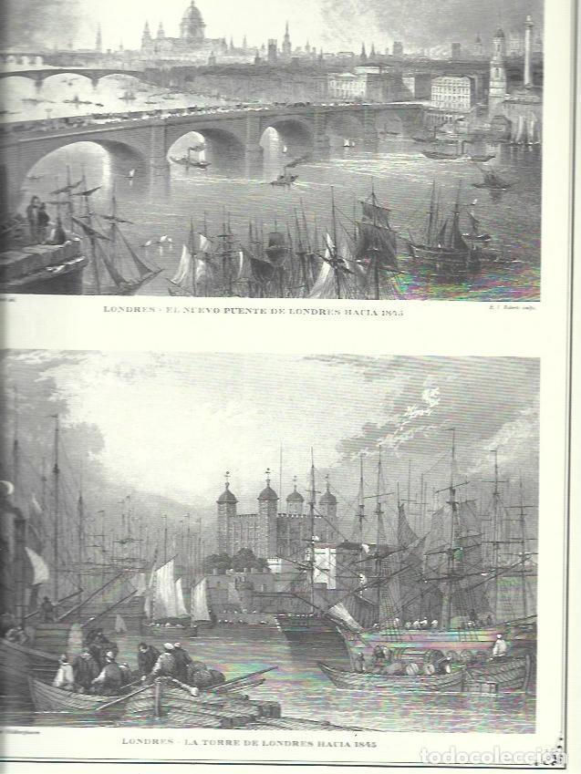 Cartoline: LAMINA 30519: Puente y Torre de Londres hacia 1845 - Recopilado por Rolf Muller