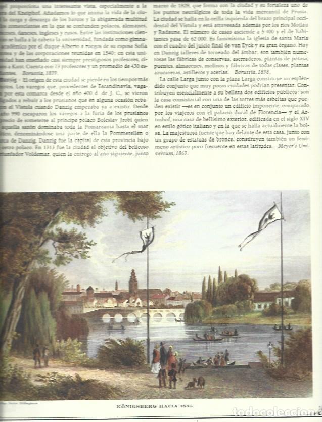 Postkarten: LAMINA 30509: Konigsberg hacia 1845 - Recopilado por Rolf Muller
