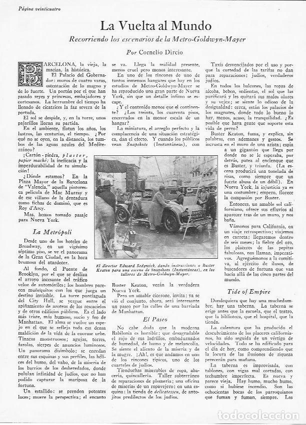 Postkarten: LAMINA 29735: El director Edward Segwick con Buster Keaton - VVAA
