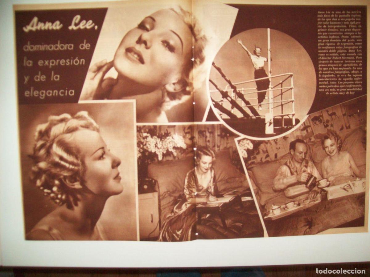 Cartes Postales: LAMINA 30987: Pagina doble de Anna Lee - VVAA