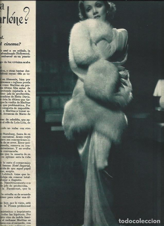 Cartoline: LAMINA 31003: Marlene Dietrich ante la camara - VVAA