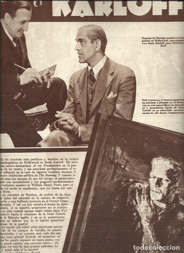 Cartoline: LAMINA 31089: Boris Karloff y Eugenio de Zarraga - VVAA