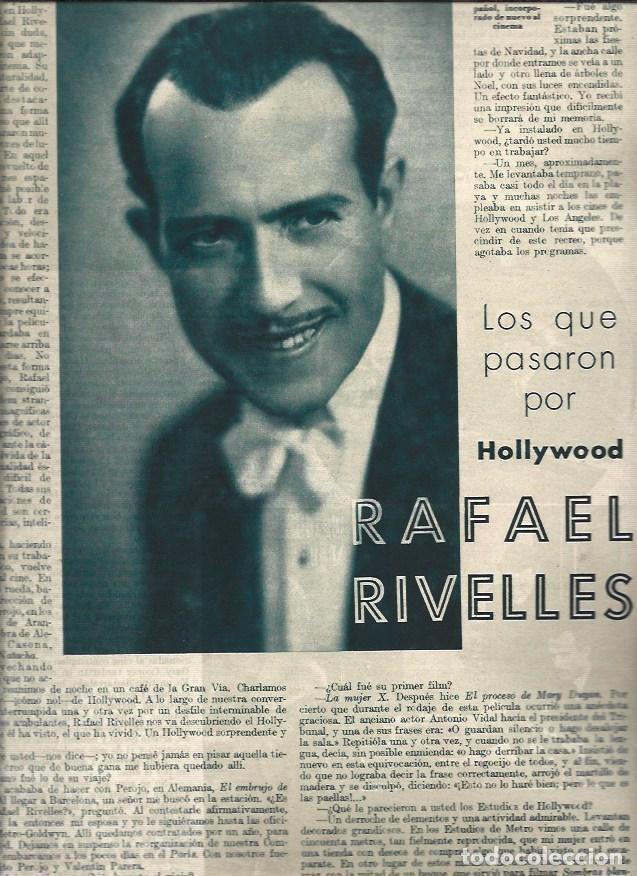 Postais: LAMINA 31404: Rafael Rivelles en Hollywood - VVAA