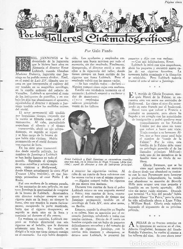 Postkarten: LAMINA 29689: Ernst Lubitsch y Emil Jannings - VVAA