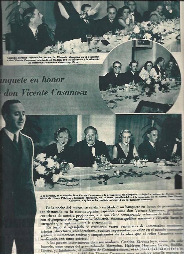 Postais: LAMINA 30740: Homenaje a Vicente Casanova en Madrid - VVAA