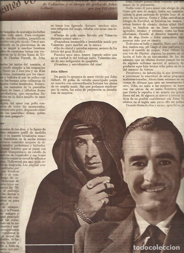 Cartes Postales: LAMINA 30643: Rodolfo Valentino y John Gilbert - VVAA