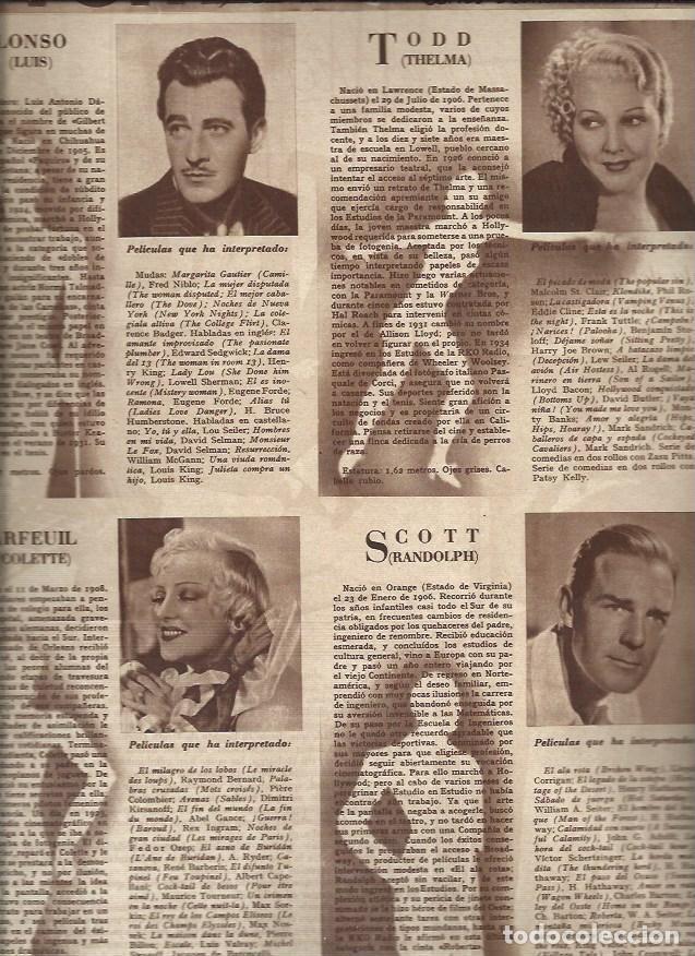 Postkarten: LAMINA 30797: Luis Alonso, Thelma Todd, Colette Darfeuil y Randolph Scott - VVAA