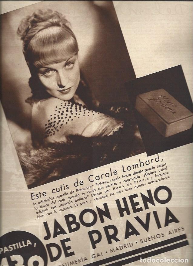 Postkarten: LAMINA 30825: Publicidad de Heno de Pravia con Carole Lombard - VVAA
