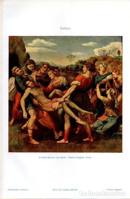 Postais: LAMINA V08003: El Santo Entierro, por Rafael - Varios