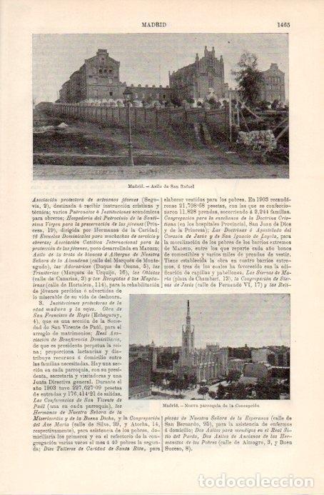 Postcards: LAMINA V09086: Asilo de San Rafael, Madrid - Varios