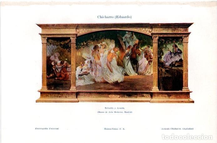 Cartoline: LAMINA V09208: Reinaldo y Armida, por Eduardo Chicharro - Varios