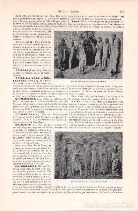 Postcards: LAMINA V08040: Tallas de Erill la Vall, Lleida - Varios