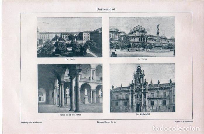 Cartoline: LAMINA V07718: Universidad de Berlin de Viena de Pavia y de Valladolid - Varios