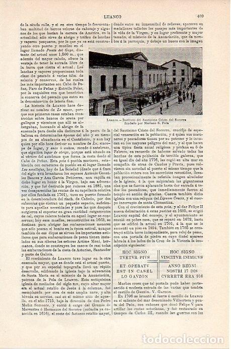 Cartoline: LAMINA V08806: Instituto del Santisimo Cristo del Socorro en Luanco, Asturias - Varios