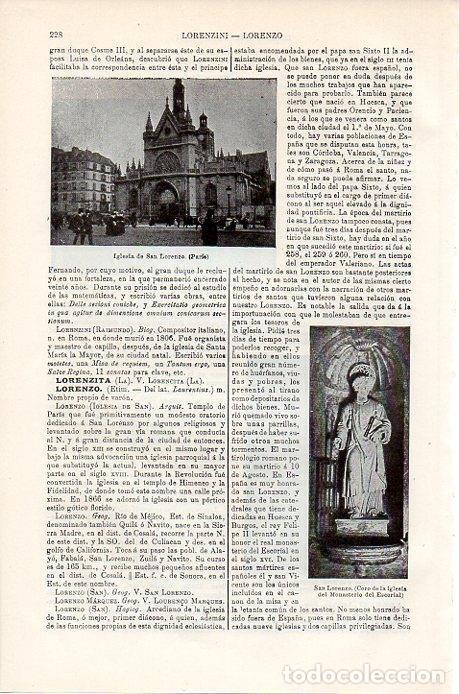 Cartoline: LAMINA V08743: Iglesia de San Lorenzo, Paris - Varios