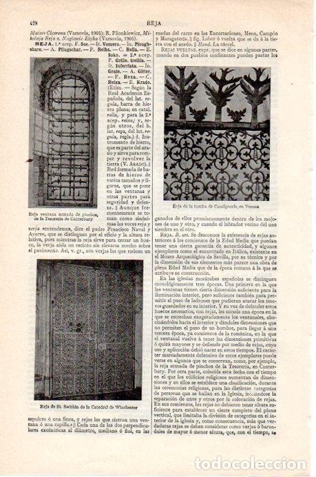 Postkarten: LAMINA V07841: Rejas en Canterbury Verona y Winchester - Varios