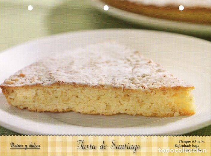 Postales: LAMINA V09811: Tarta de Santiago - Varios