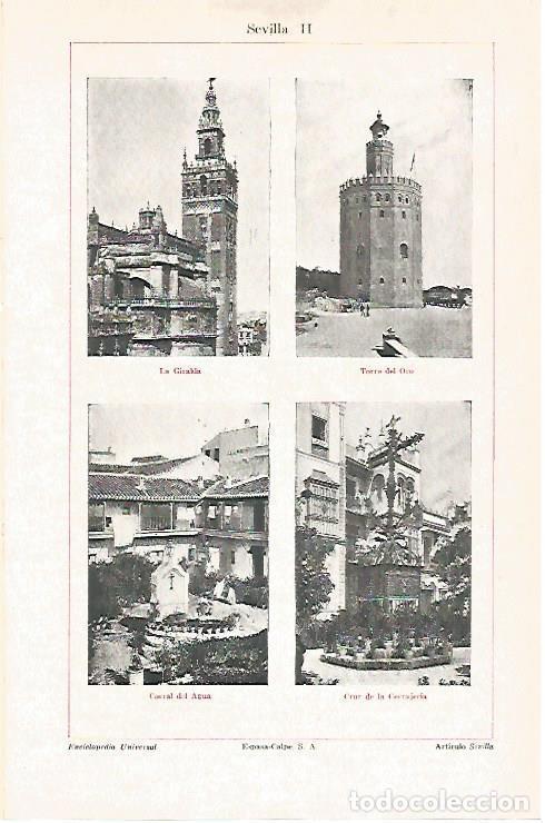 Postkarten: LAMINA V06846: La Giralda y Torre del Oro en Sevilla - Varios