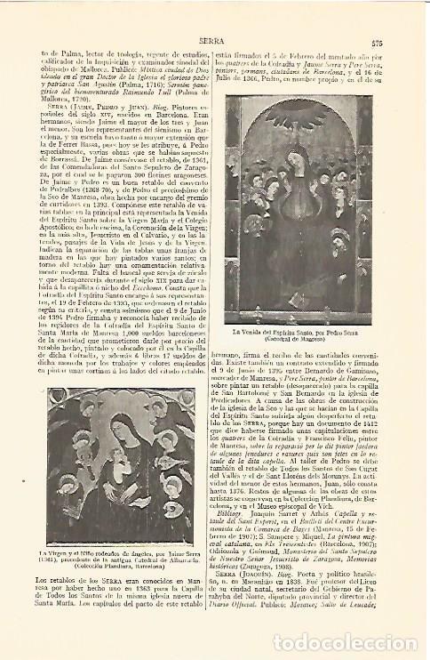 Postkarten: LAMINA V06804: La Venida del Espiritu Santo, por Pedro Serra - Varios