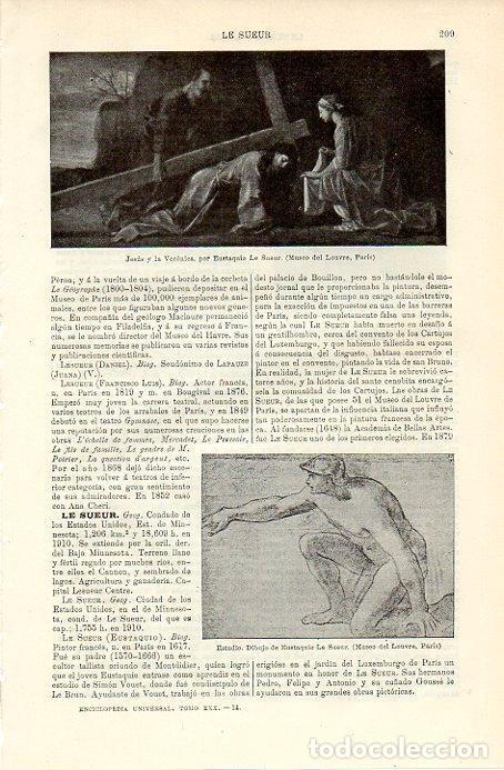 Cartes Postales: LAMINA V09755: Jesus y la Veronica, por Eustaquio Le Sueur - Varios