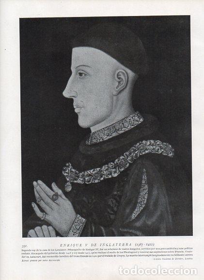 Postkarten: LAMINA V10018: Retrato de Enrique V de Inglaterra - Varios