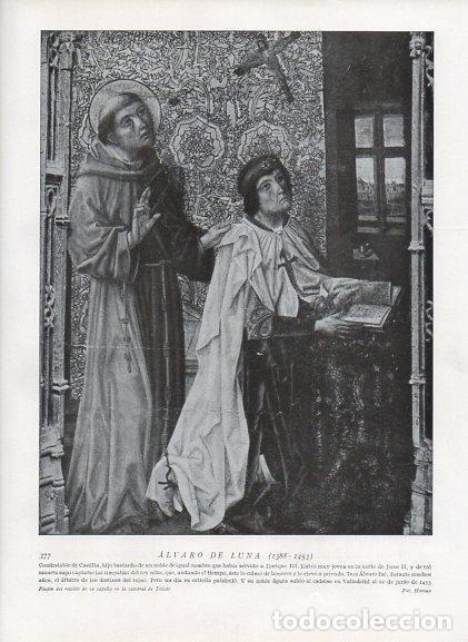 Postcards: LAMINA V10031: Alvaro de Luna, retablo de la Catedral de Toledo - Varios