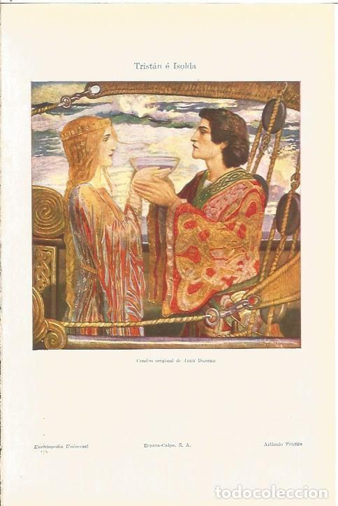 Cartoline: LAMINA V06566: Tristan e Isolda, por Juan Duncan - Varios