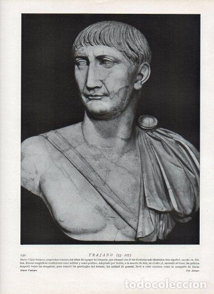 Cartoline: LAMINA V09924: Busto de Trajano, Museo Vaticano - Varios