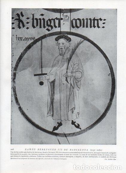 Cartes Postales: LAMINA V09960: Ramon Berenguer III de Barcelona, miniatura del siglo XV - Varios
