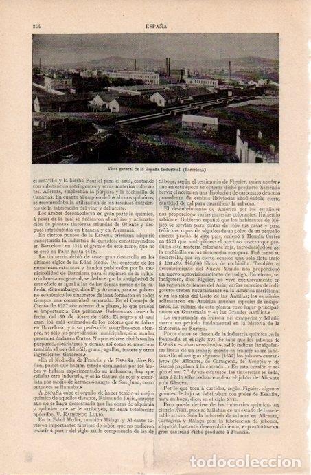 Postkarten: LAMINA V07130: Vista de la Espa&ntilde;a Industrial en Barcelona - Varios