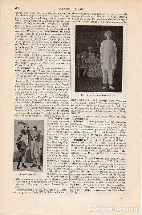 Cartoline: LAMINA V09422: Pierrot, por Neven du Mont - Varios