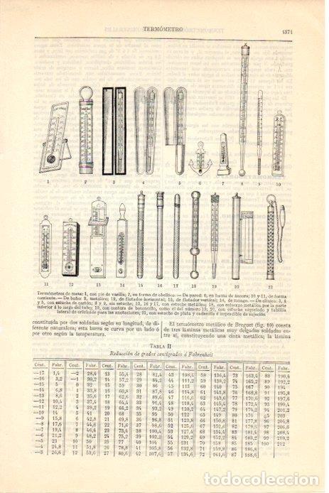 Postales: LAMINA V08362: Termometros de mesa - Varios