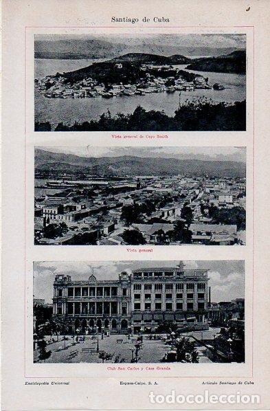 Postales: LAMINA V11250: Vistas varias de Santiago de Cuba - Varios