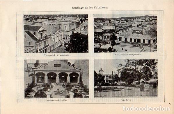 Postales: LAMINA V11249: Vistas de Santiago de los Caballeros - Varios
