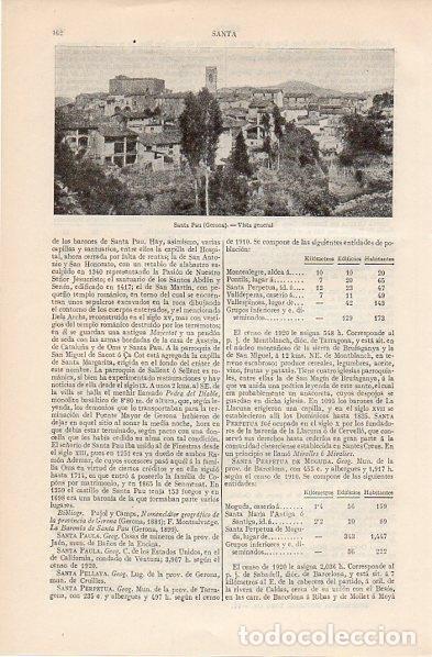 Postkarten: LAMINA V11203: Vista de Santa Pau, Gerona - Varios