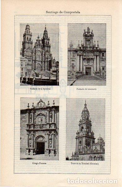 Postales: LAMINA V11229: Catedral de Santiago de Compostela - Varios