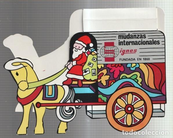 Cartes Postales: Felicitacion Navidad 1971 empresa Mudanzas internacionales IGNES -