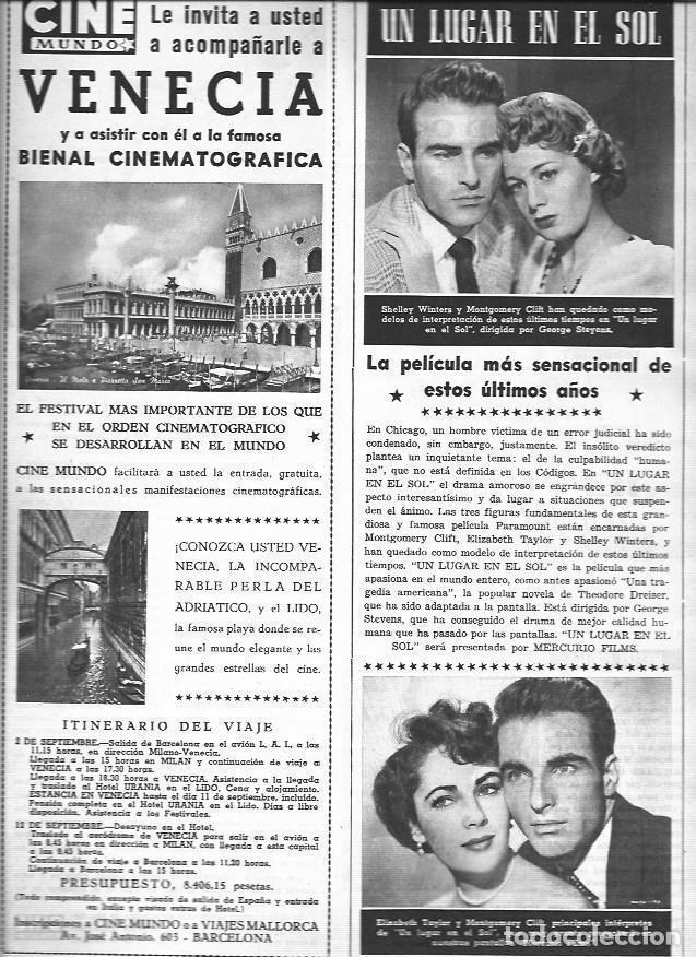 Postkarten: LAMINA 30207: Montgomery Cliff con Liz Taylor y con Shelley Winters - VVAA