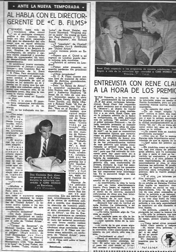 Postkarten: LAMINA 30299: Casimiro Bori y Rene Clair - VVAA