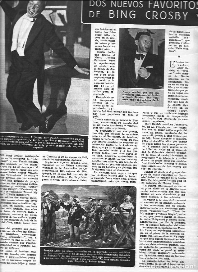 Postales: LAMINA 30288: Billy Daniels y Frankie Lane - VVAA