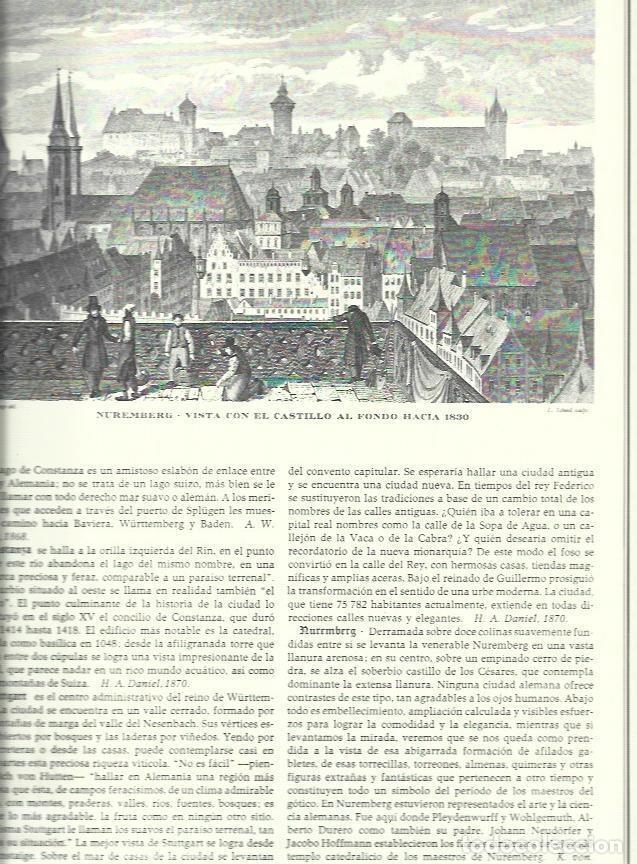 Postkarten: LAMINA 30522: Vista de Nuremberg hacia 1830 - Recopilado por Rolf Muller